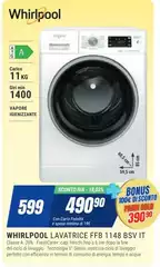 Whirlpool - Lavatrice FFB 1148 BSV IT