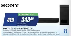Sony - Soundbar HTBD60.Cel