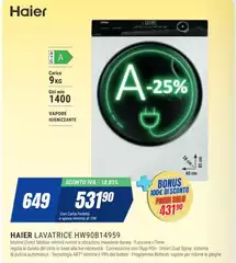 Haier - Lavatrice HW90B14959