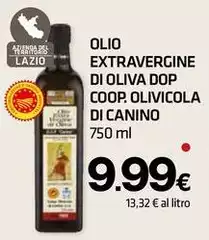 Oliva - Olio Extravergine Di  DOP Coop. Oliviola Di Canino