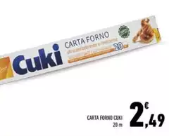 Cuki - Carta Forno