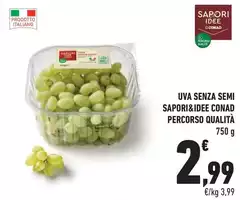 Conad - Uva Senza Semi Sapori&Idee Percorso Qualità