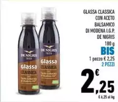 De nigris - Glassa Classica Con Aceto Balsamico Di Modena I.G.P.