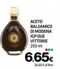 Due vittorie - Aceto Balsamico Di Modena IGP Due