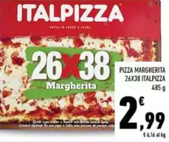 Italpizza - Pizza Margherita 26x38