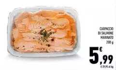 Carpaccio Di Salmone Marinato