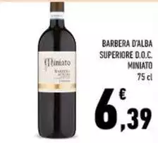 Miniato - Barbera D'Alba Superiore D.O.C.