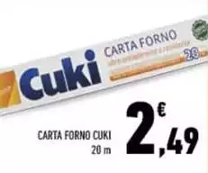 Cuki - Carta Forno