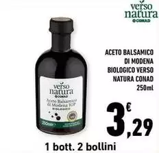 Conad - Aceto Balsamico Di Modena Biologico Verso Natura