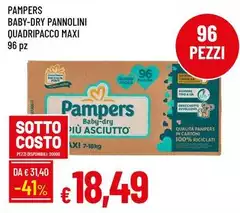 Pampers - Baby-Dry Pannolini Quadripacco Maxi
