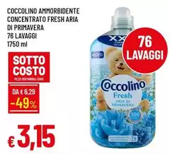 Coccolino - Ammorbidente Concentrato Fresh Aria Di Primavera