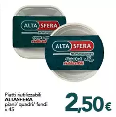 Sfera - Piatti Riutilizzabili