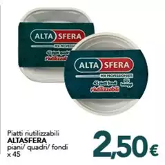 Sfera - Piatti Riutilizzabili