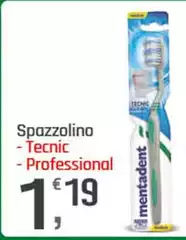 Mentadent - Spazzolino Tecnic/Professional