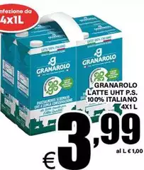 Granarolo - Latte UHT P.S. 100% Italiano