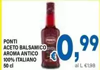 Ponti - Aceto Balsamico Aroma Antico 100% Italiano