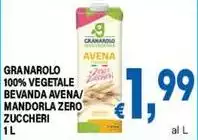 Granarolo - 100% Vegetale Bevanda Avena/ Mandorla Zero Zuccheri