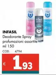 Infasil - Deodorante Spray