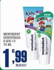 Mentadent - Dentifricio