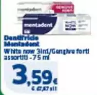 Mentadent - Dentifricio