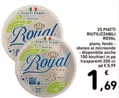 Royal - 25 Piatti Riutilizzabili