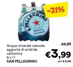 San Pellegrino - Acqua Minerale Naturale Aggiunta Di Anidride Carbonica