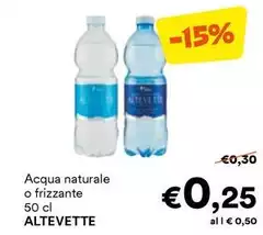 Altevette - Acqua Naturale O Frizzante