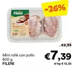 Fileni - Mini Rollè Con Pollo