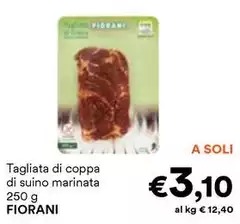 Fiorani - Tagliata Di Coppa Di Suino Marinata