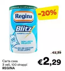 Regina - Carta Casa 3 Veli, 100 Strappi