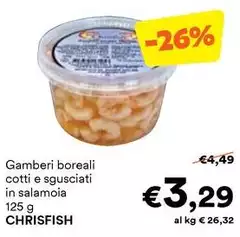 Chrisfish - Gamberi Boreali Cotti E Sgusciati In Salamoia