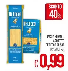 De Cecco - Pasta Formati Assortiti