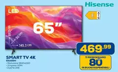 Hisense - Smart Tv 4K 65A69N