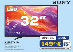 Sony - Smart Tv Hd 32W800P1