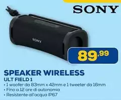 Sony - Speaker Wireless Ultra