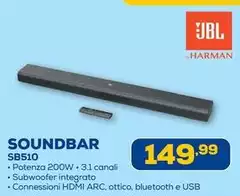 Jbl - Soundbar SB510