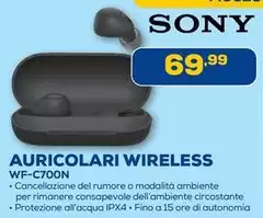 Sony - Auricolari Wireless Wf-c700n