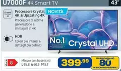 Samsung - U7000F 4K Smart Tv 43''