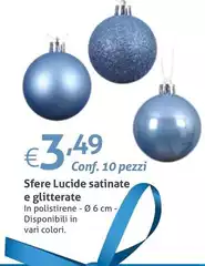 Sfere Lucide Satinate E Glitterate Sfere Lucide Satinate E Glitterate