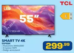 TCL - Smart Tv 4K 55P69K