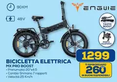 Engwe - Bicicletta Elettrica Mx Pro Boost