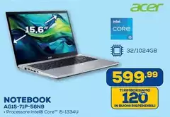 Acer - Notebook AG15-71P-56N9