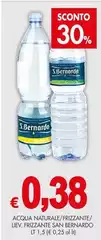 S. Bernardo - Acqua Naturale/Frizzante/Liev. Frizzante 