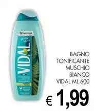 Vidal - Bagno Tonificante Muschio Bianco