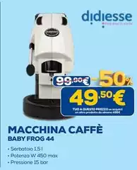 Didiesse - Macchina Caffè Baby Frog 44
