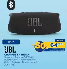 Jbl - Charge 5 Nero