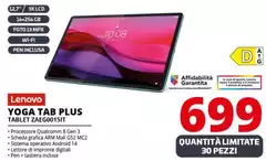 Lenovo - Yoga Tab Plus Tablet ZAEG0015IT 