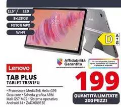 Lenovo - Tab Plus Tablet TB351FU