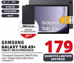 Samsung - Galaxy Tab A9+ Tablet SM-X210NZAEEUE 
