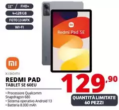 Xiaomi - Redmi Pad Tablet SE 60EU 